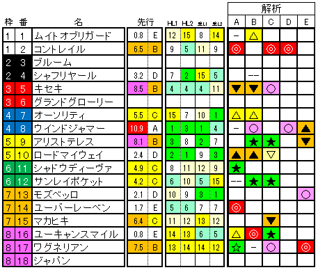 2021　ジャパンカップ　ラップ適性解析表 - コピー (3)