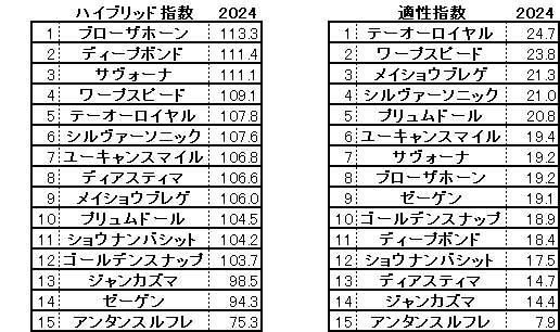 2024　阪神大賞典　HB指数