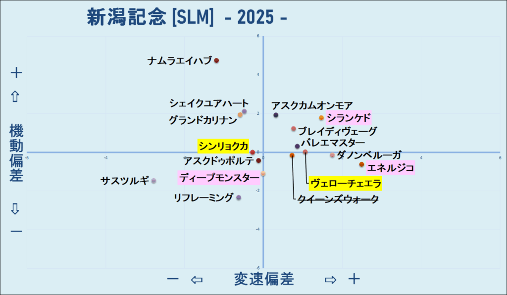 2025 新潟記念 機変マップ 結果