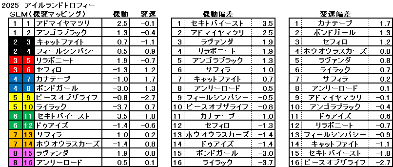 2025　アイルランドＴ　機変マップ　一覧