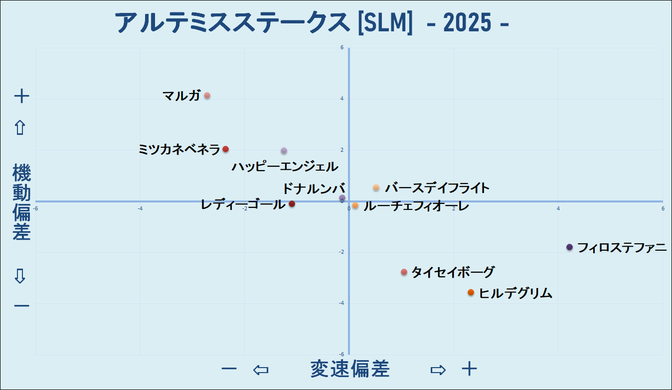 2025　アルテミスＳ　機変マップ