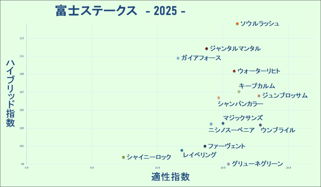 2025　富士Ｓ　マトリクス