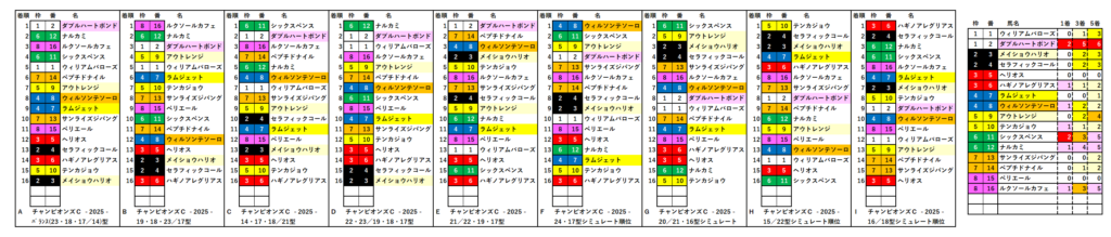 2025　チャンピオンズＣ　ＲＳ　2025　結果