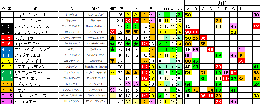 2025　有馬記念　ラップ適性