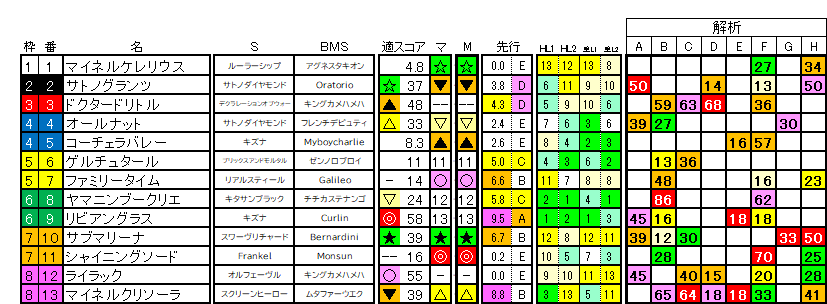 2026 日経新春杯 ラップ適性